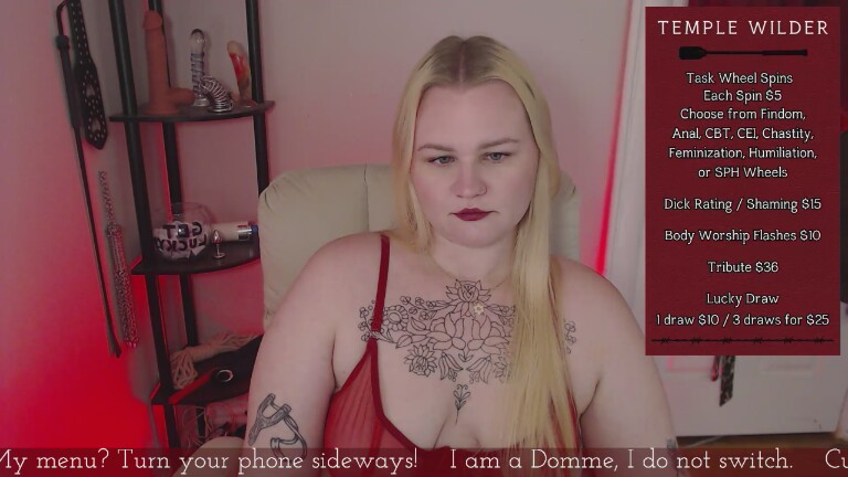 MistressMaisieWilder's Streamate show and profile